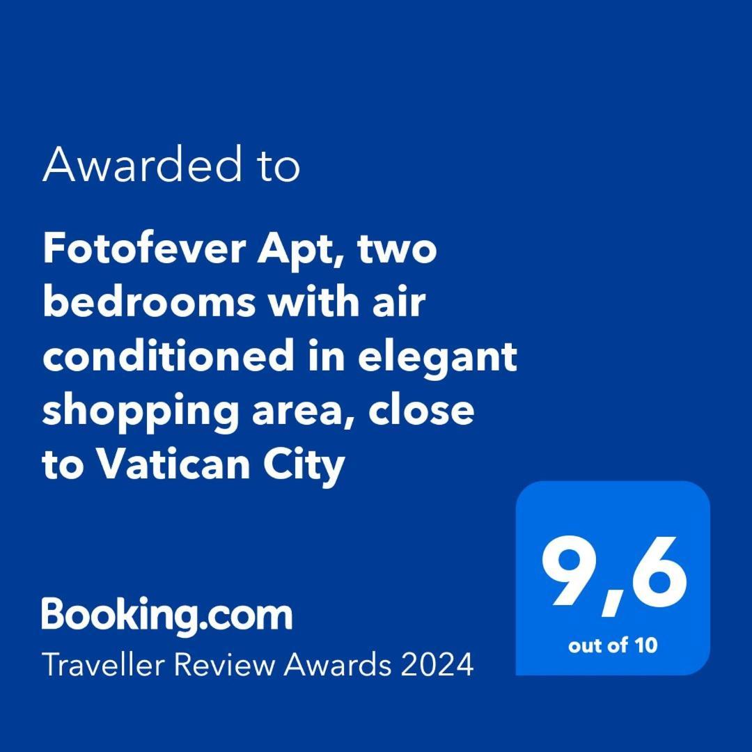 רומא Fotofever Apt, Two Bedrooms With Air Conditioned In Elegant Shopping Area, Close To Vatican City מראה חיצוני תמונה